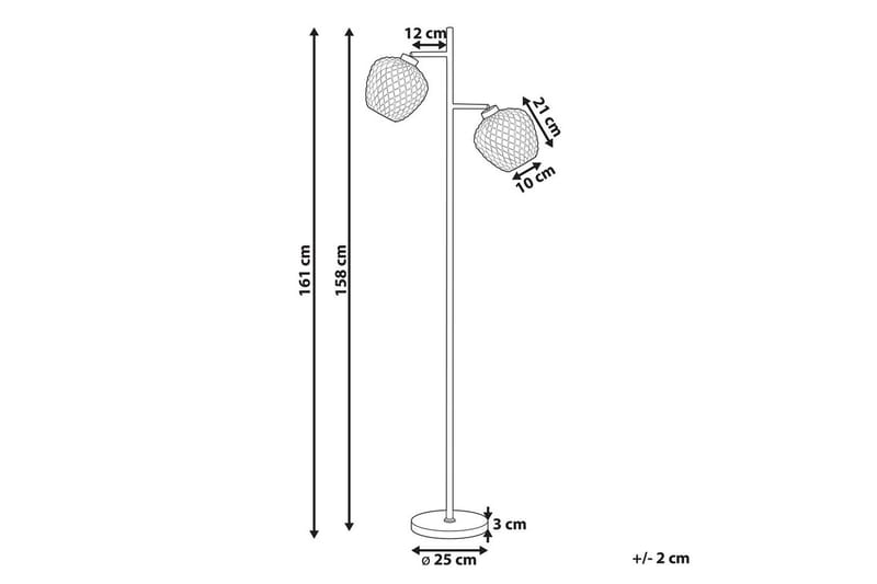 Alonnis Golvlampa 161 cm - Svart - Belysning - Lampor & belysning inomhus - Golvlampa