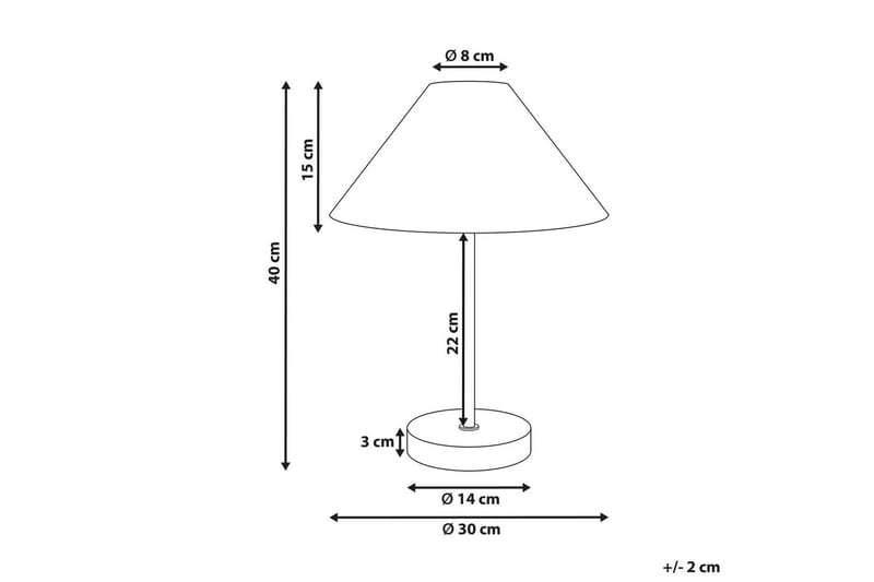 Boieba Bordslampa 40 cm E27 - Flerfärgad - Belysning - Lampor & belysning inomhus - Bordslampa