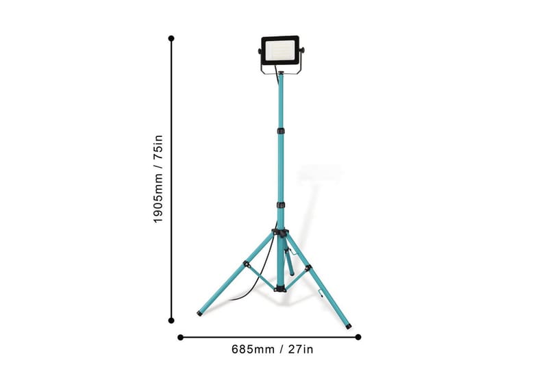 Arbetsbelysning Eglo LED-Stativstrålkastare 52W - Belysning - Lampor & belysning inomhus - Bordslampa - Skrivbordslampor & kontorslampor