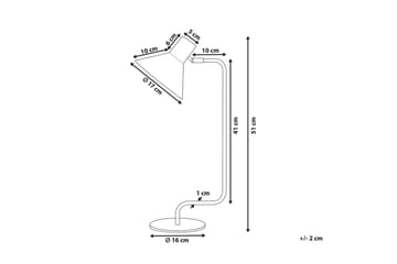 Paksli Skrivbordslampa E14 - Blå - Belysning - Lampor & belysning inomhus - Bordslampa - Skrivbordslampor & kontorslampor