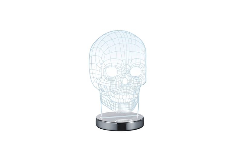 Trio Lighting Skull LED bordslampa krom - Krom - Belysning - Lampor & belysning inomhus - Bordslampa