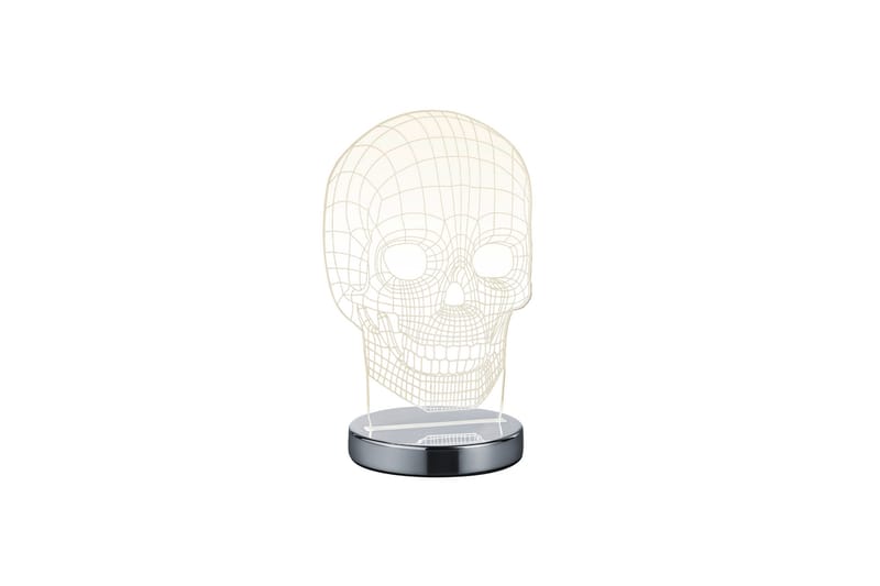 Trio Lighting Skull LED bordslampa krom - Krom - Belysning - Lampor & belysning inomhus - Bordslampa