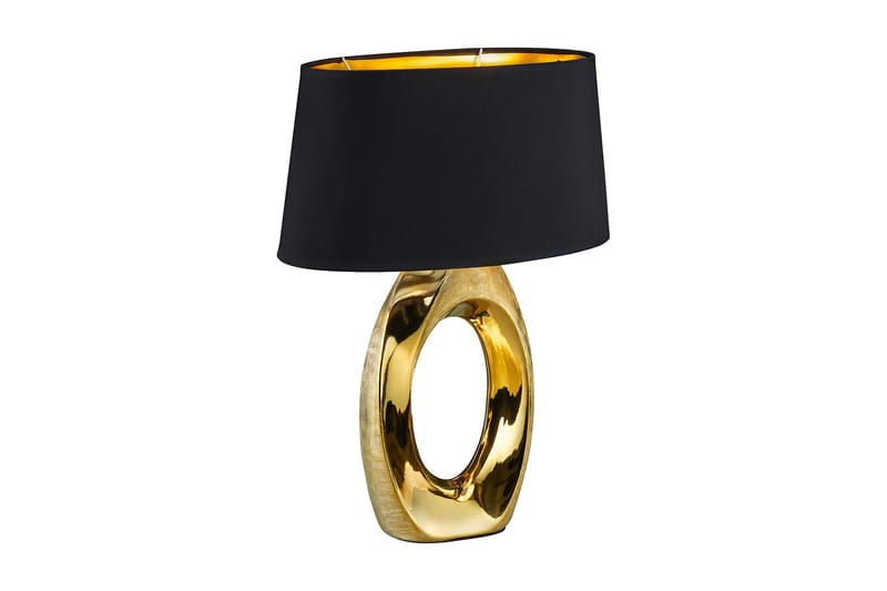 Trio Lighting Taba bordslampa 52cm E27 guld/ svart - Guld|Svart - Bordslampa