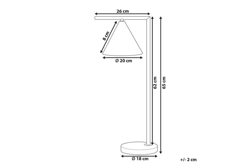 Boreas Bordslampa 65 cm E27 - Koppar - Belysning - Lampor & belysning inomhus - Bordslampa