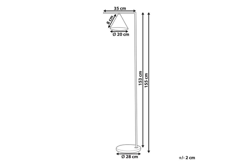 Boreas Golvlampa 155 cm - Koppar - Belysning - Lampor & belysning inomhus - Golvlampa