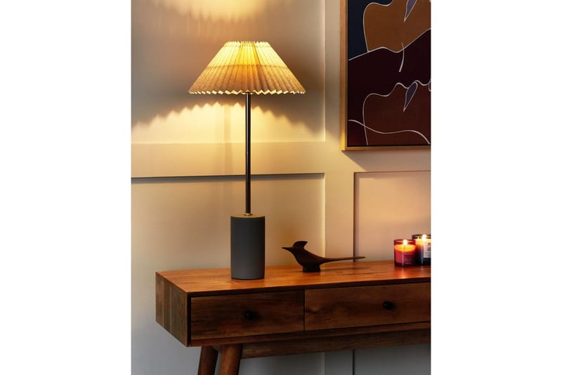 Bosleba Bordslampa 68 cm E27 - Beige/Vit - Belysning - Lampor & belysning inomhus - Bordslampa