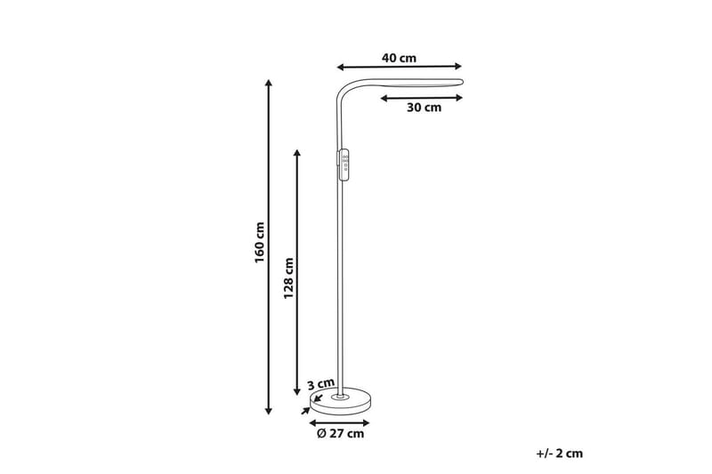 Capraia Golvlampa 160 cm - Svart - Belysning - Lampor & belysning inomhus - Golvlampa