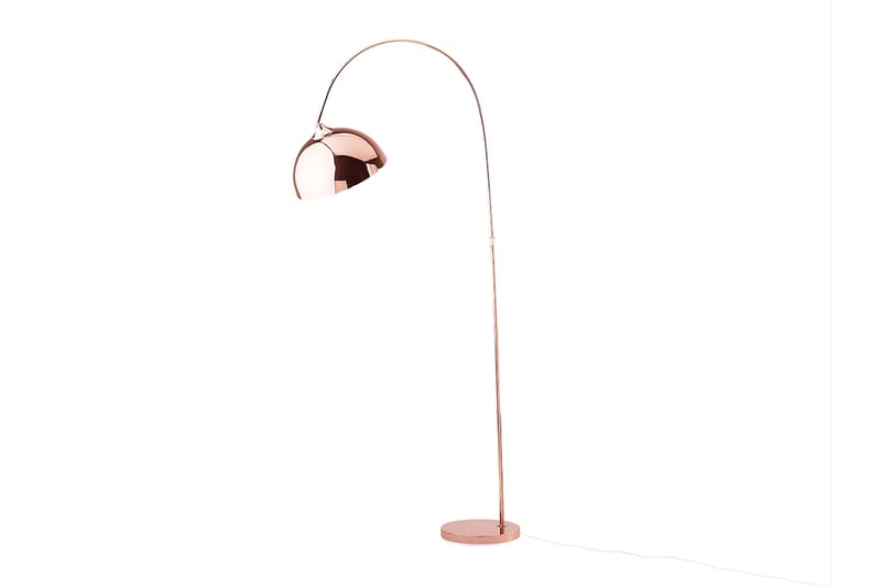 Golvlampa Candella 160 cm - Koppar - Belysning - Lampor & belysning inomhus - Designlampor - Båglampa