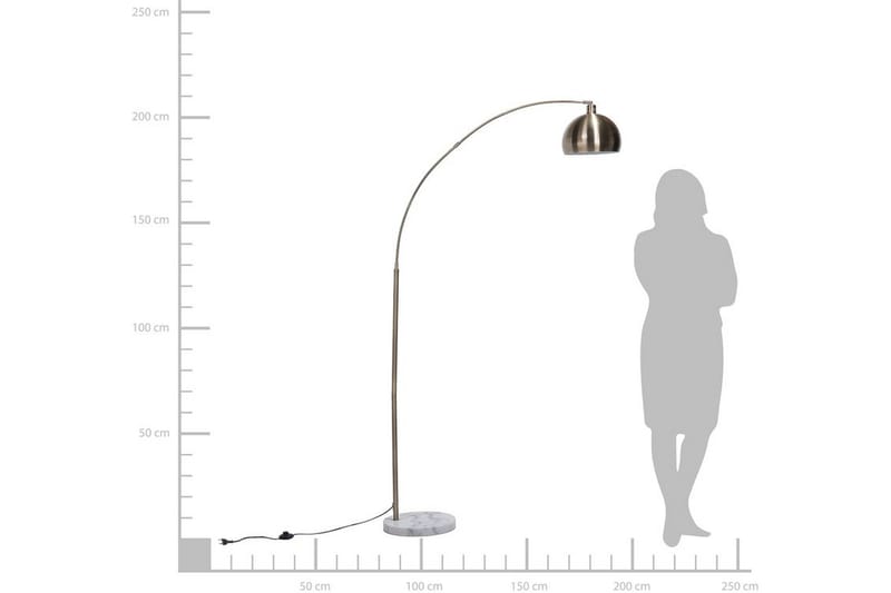 Golvlampa Paroo 210 cm - Mässing - Belysning - Lampor & belysning inomhus - Designlampor - Båglampa