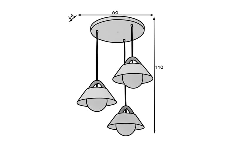 Pendellampa Almitara Rund - Svart - Belysning - Lampor & belysning inomhus - Fönsterlampa