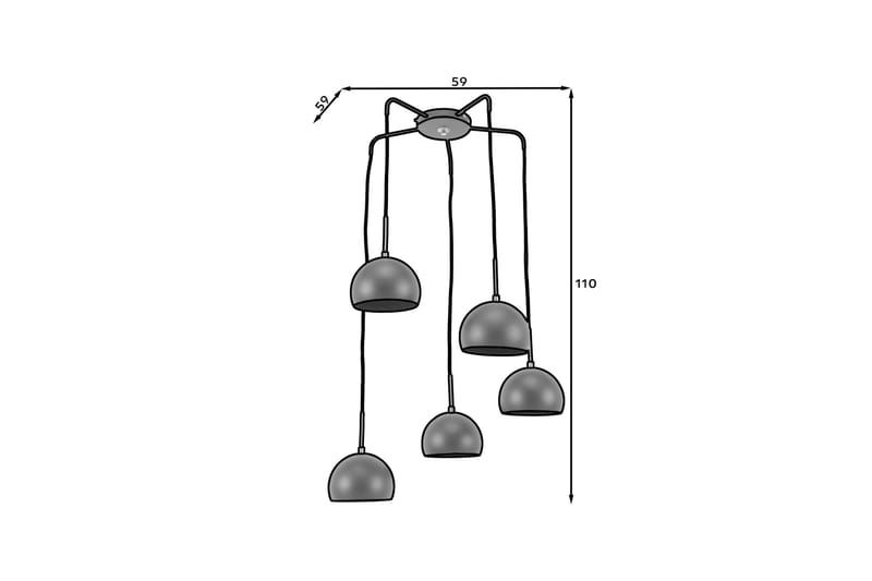 Pendellampa Canonus - Svart - Belysning - Lampor & belysning inomhus - Fönsterlampa