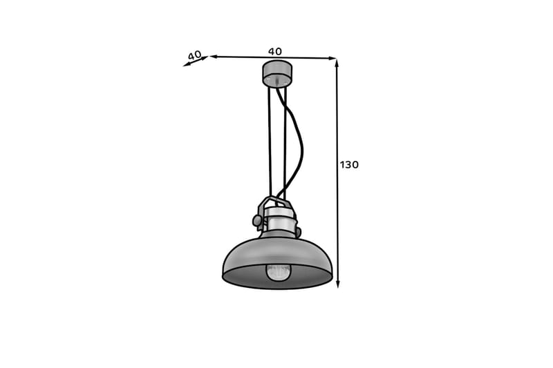 Pendellampa Stealle Rund - Svart - Belysning - Lampor & belysning inomhus - Fönsterlampa