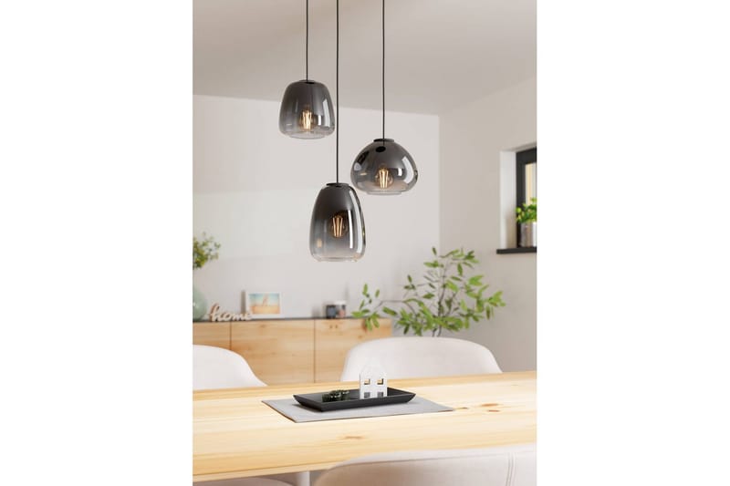 Takpendel Eglo Aguilares Ø430 mm - Svart/Grå - Belysning - Lampor & belysning inomhus - Fönsterlampa