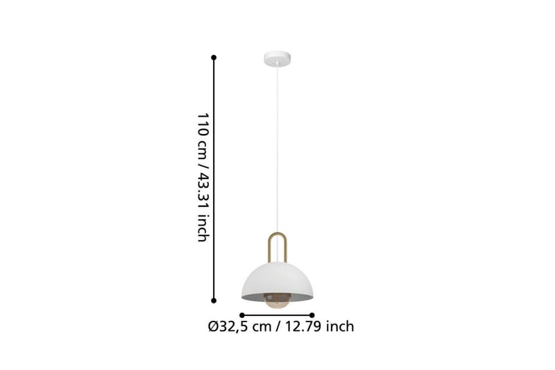 Takpendel Eglo Calmanera Vit, Mässing - Vit/Mässing - Belysning - Lampor & belysning inomhus - Fönsterlampa