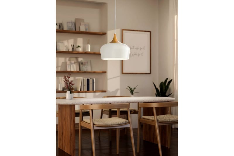 Takpendel Eglo Obregon Creme, Ek - Beige - Belysning - Lampor & belysning inomhus - Fönsterlampa