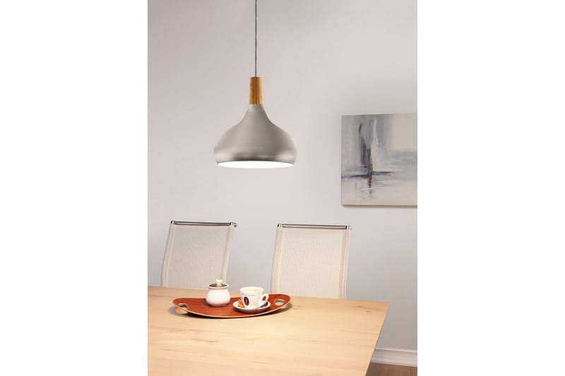 Takpendel Eglo Sabinar 280 mm, Silver Borstad Brun - Silver/Brun - Belysning - Lampor & belysning inomhus - Fönsterlampa