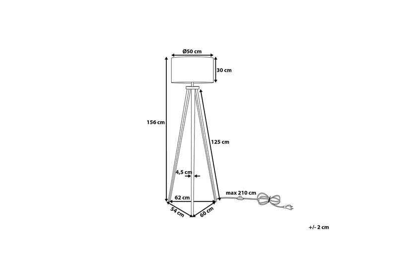 Golvlampa Stiletto 156 cm - Koppar - Belysning - Lampor & belysning inomhus - Golvlampa