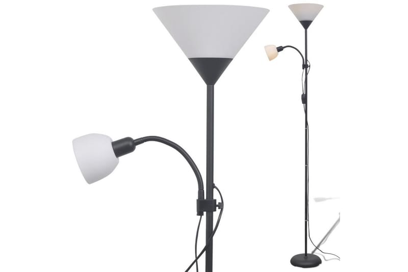 Golvlampa svart - Svart - Belysning - Lampor & belysning inomhus - Golvlampa - Uplight golvlampa