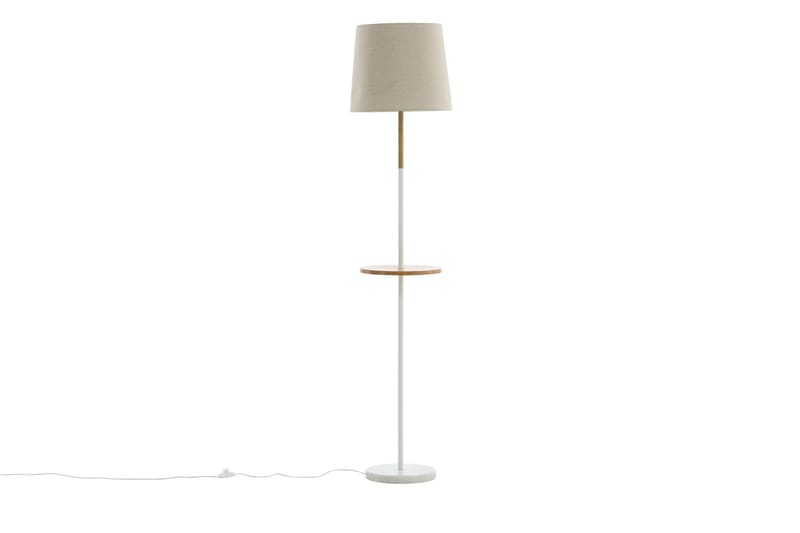 Hattman Golvlampa - Linne/Marmor/Beige/Brun/Vit - Belysning - Lampor & belysning inomhus - Golvlampa