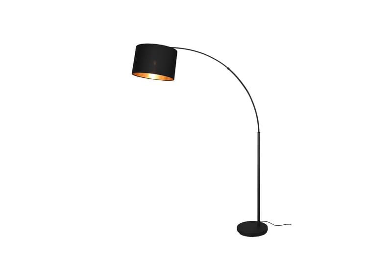 Trio Lighting Bolivia golvlampa E27 mattsvart/ guld - Golvlampa - Hall lampa