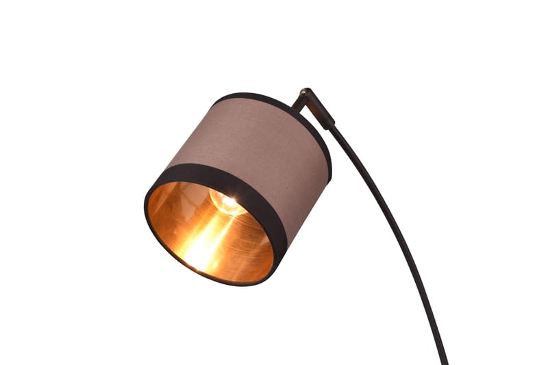 Trio Lighting Davos golvlampa 3L E14 mattsvart/ greige - Belysning - Lampor & belysning inomhus - Golvlampa