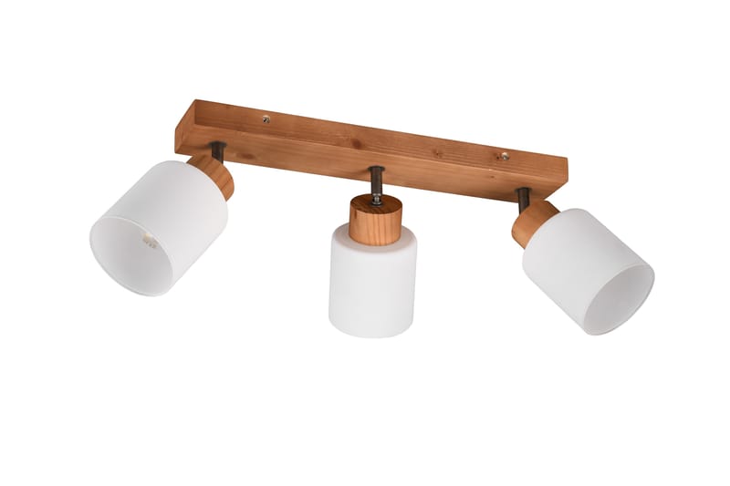 Trio Lighting Assam spot 3L E14 trä/ vit - Belysning - Lampor & belysning inomhus - Hall lampa