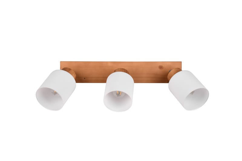 Trio Lighting Assam spot 3L E14 trä/ vit - Belysning - Lampor & belysning inomhus - Hall lampa