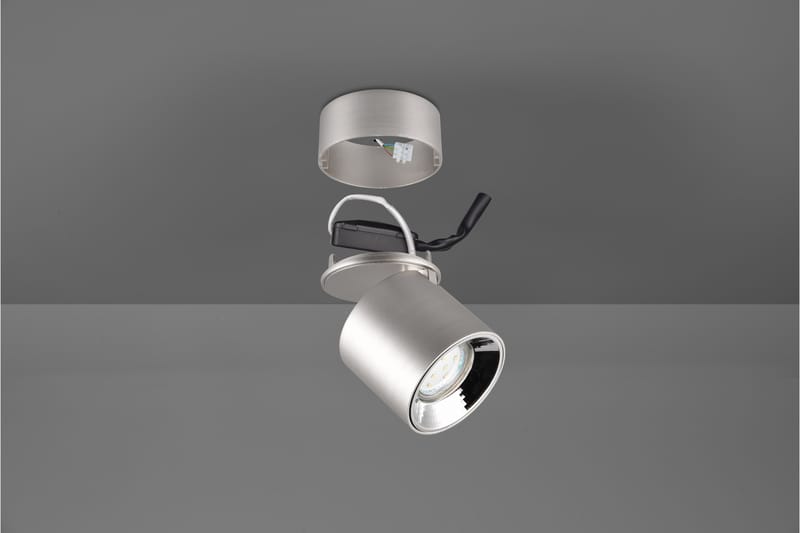 Trio Lighting Guayana spotlight 1L GU10 borstad aluminium - Belysning - Lampor & belysning inomhus - Hall lampa