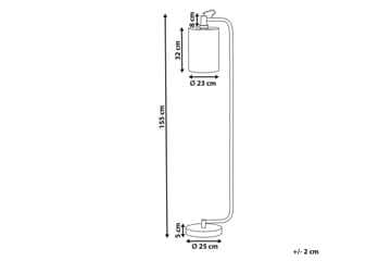 Kallisti Golvlampa 155 cm - Koppar/Vit - Belysning - Lampor & belysning inomhus - Golvlampa