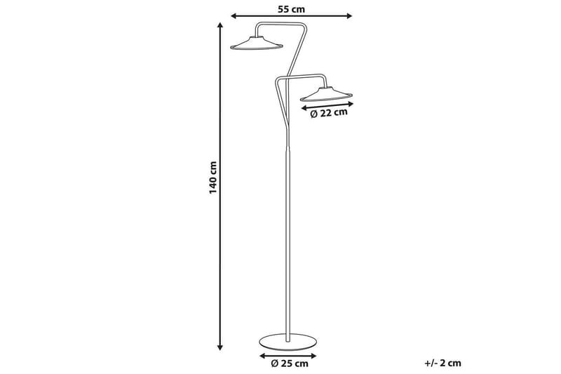 Karpathy Golvlampa 140 cm - Vit - Belysning - Lampor & belysning inomhus - Golvlampa