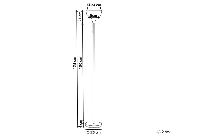 Krokve Golvlampa 175 cm - Svart/Ljusbrun - Belysning - Lampor & belysning inomhus - Golvlampa