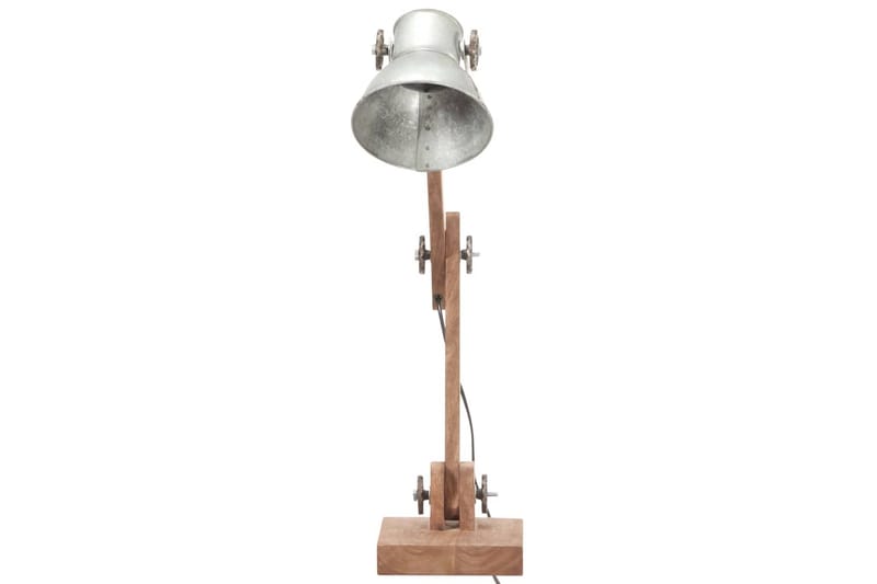 Skrivbordslampa industriell silver rund 58x18x90 cm E27 - be Basic - Belysning - Lampor & belysning inomhus - Läslampa - Läslampa bord