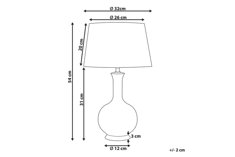 Lapetus Bordslampa 54 cm E27 - Flerfärgad - Belysning - Lampor & belysning inomhus - Bordslampa