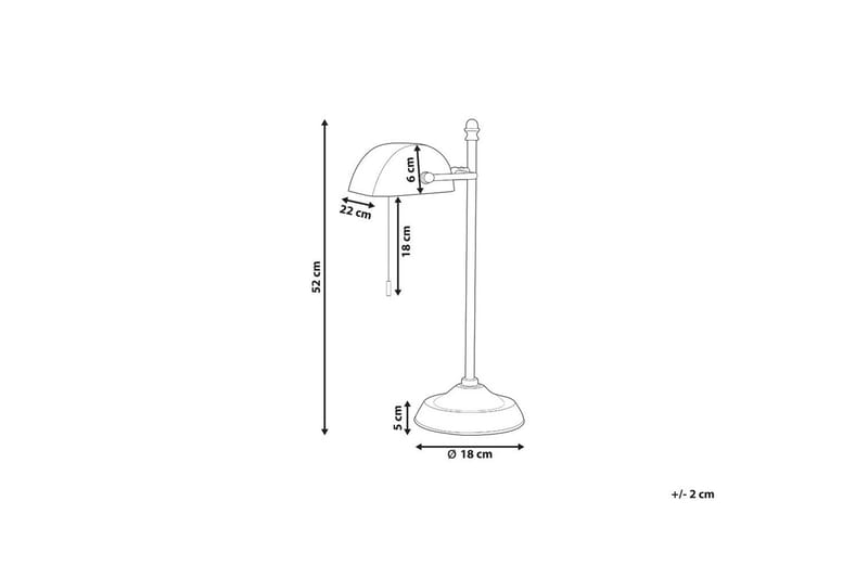 Limaki Bordslampa 52 cm E27 - Mässing/Grön - Belysning - Lampor & belysning inomhus - Bordslampa