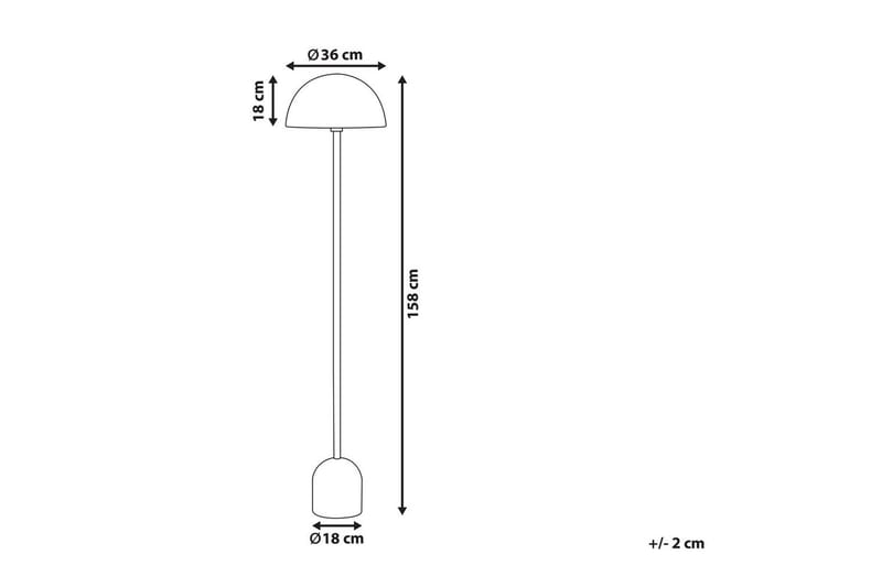 Macasina Golvlampa 158 cm - Koppar - Belysning - Lampor & belysning inomhus - Golvlampa