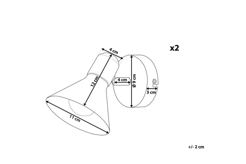 Maddalena Spotlight 2 st E14 - Svart - Belysning - Lampor & belysning inomhus - Hall lampa