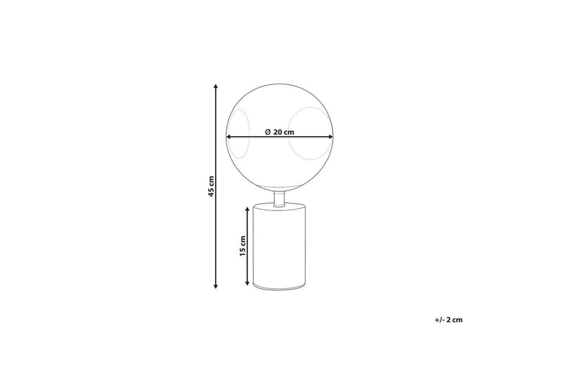 Manoel Bordslampa 45 cm E27 - Mässing/Metallisk - Belysning - Lampor & belysning inomhus - Bordslampa