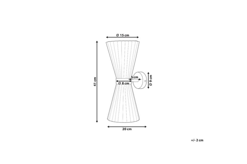 Moletang Vägglampa 2 st E14 - Vit - Belysning - Lampor & belysning inomhus - Vägglampa - Väggarmatur