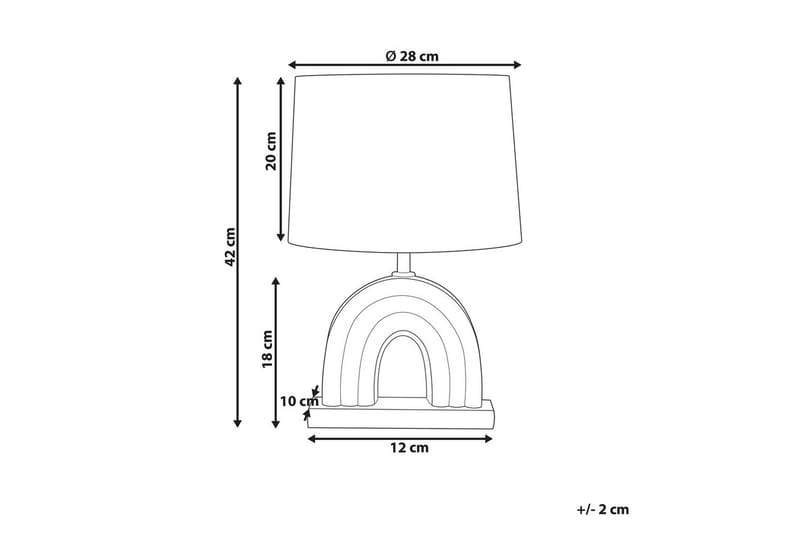 Natni Bordslampa 42 cm E27 - Flerfärgad - Belysning - Lampor & belysning inomhus - Bordslampa