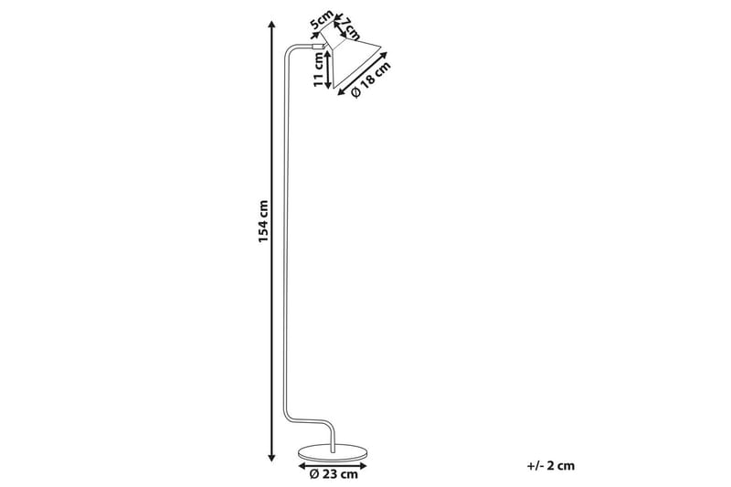 Paksli Golvlampa 154 cm - Svart - Belysning - Lampor & belysning inomhus - Golvlampa