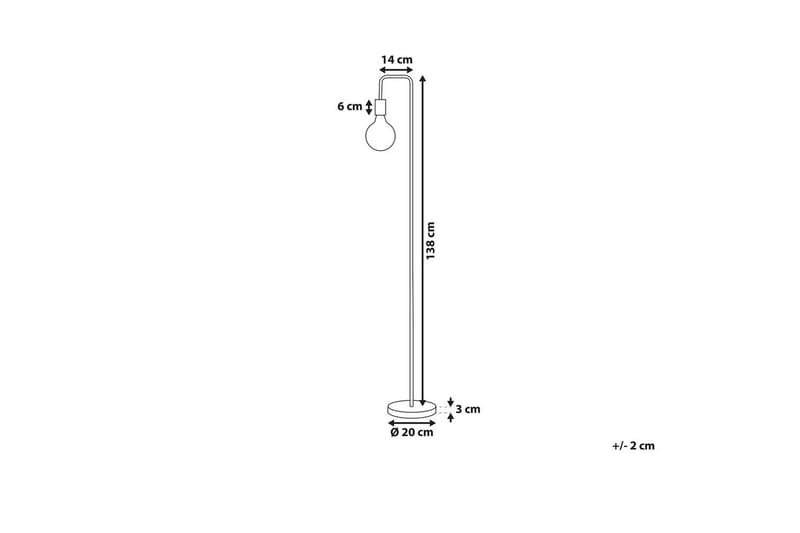 Savenay Golvlampa 140 cm - Koppar - Belysning - Lampor & belysning inomhus - Golvlampa