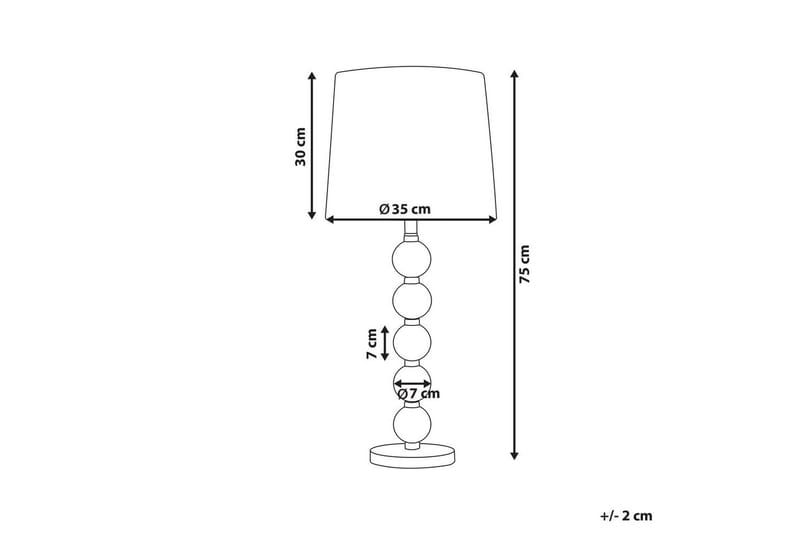 Serifosta Bordslampa 75 cm E27 - Svart - Belysning - Lampor & belysning inomhus - Bordslampa