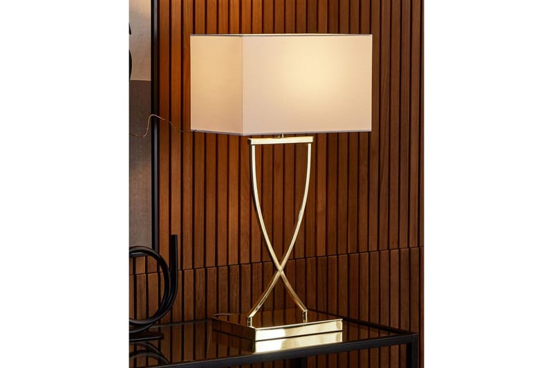 Sirene Bordslampa 62 cm E27 - Mässing/Vit - Belysning - Lampor & belysning inomhus - Bordslampa