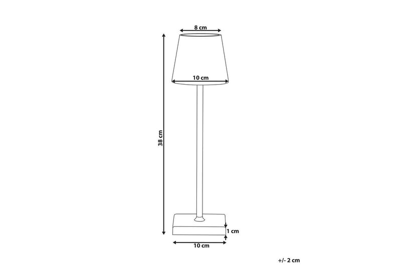 Cebrai LED Bordslampa 38 cm - Grå - Belysning - Lampor & belysning inomhus - Sovrumslampa - Sänglampa - Sängbordslampa