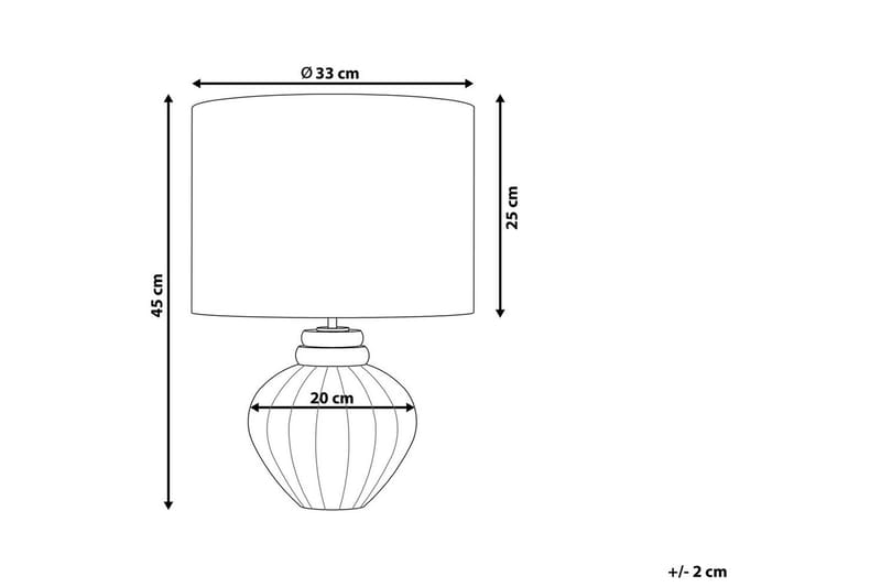 Celestiale Bordslampa 45 cm E27 - Mörkblå/Vit - Belysning - Lampor & belysning inomhus - Sovrumslampa - Sänglampa - Sängbordslampa