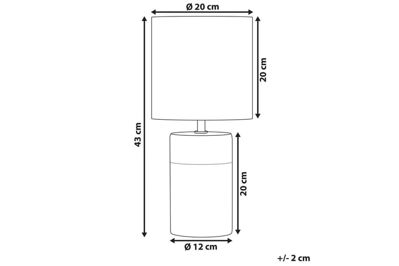 Espalmador Bordslampa 43 cm E14 - Flerfärgad - Belysning - Lampor & belysning inomhus - Sovrumslampa - Sänglampa - Sängbordslampa