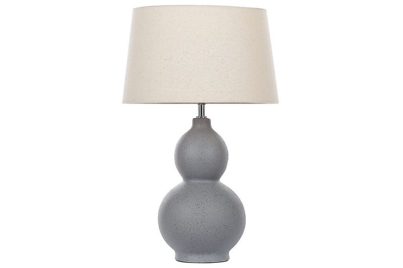 Fiorita Bordslampa 56 cm E27 - Grå/Beige - Belysning - Lampor & belysning inomhus - Sovrumslampa - Sänglampa - Sängbordslampa