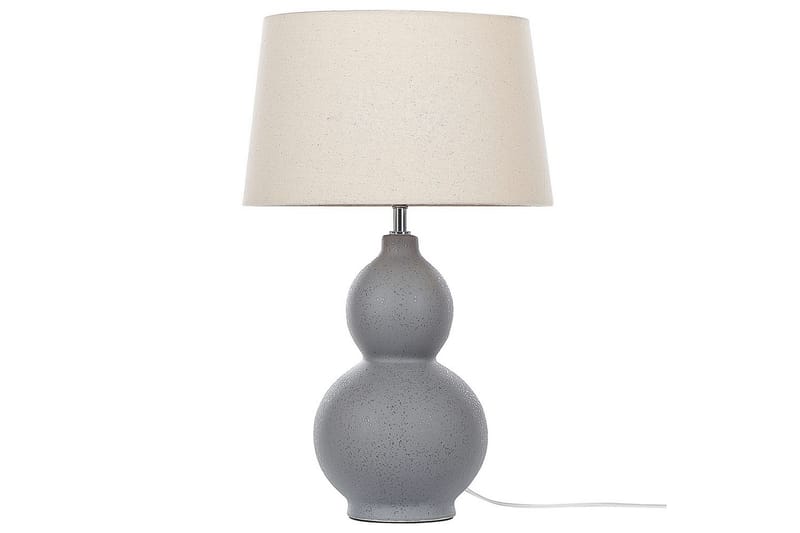 Fiorita Bordslampa 56 cm E27 - Grå/Beige - Belysning - Lampor & belysning inomhus - Sovrumslampa - Sänglampa - Sängbordslampa