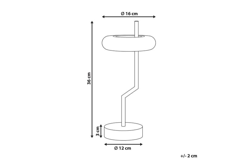 Gabbiani LED Bordslampa 36 cm - Svart/Vit - Belysning - Lampor & belysning inomhus - Sovrumslampa - Sänglampa - Sängbordslampa