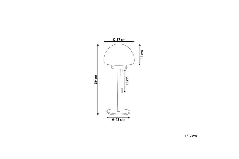 Icaria Bordslampa 39 cm E27 - Grön/Vit - Belysning - Lampor & belysning inomhus - Sovrumslampa - Sänglampa - Sängbordslampa